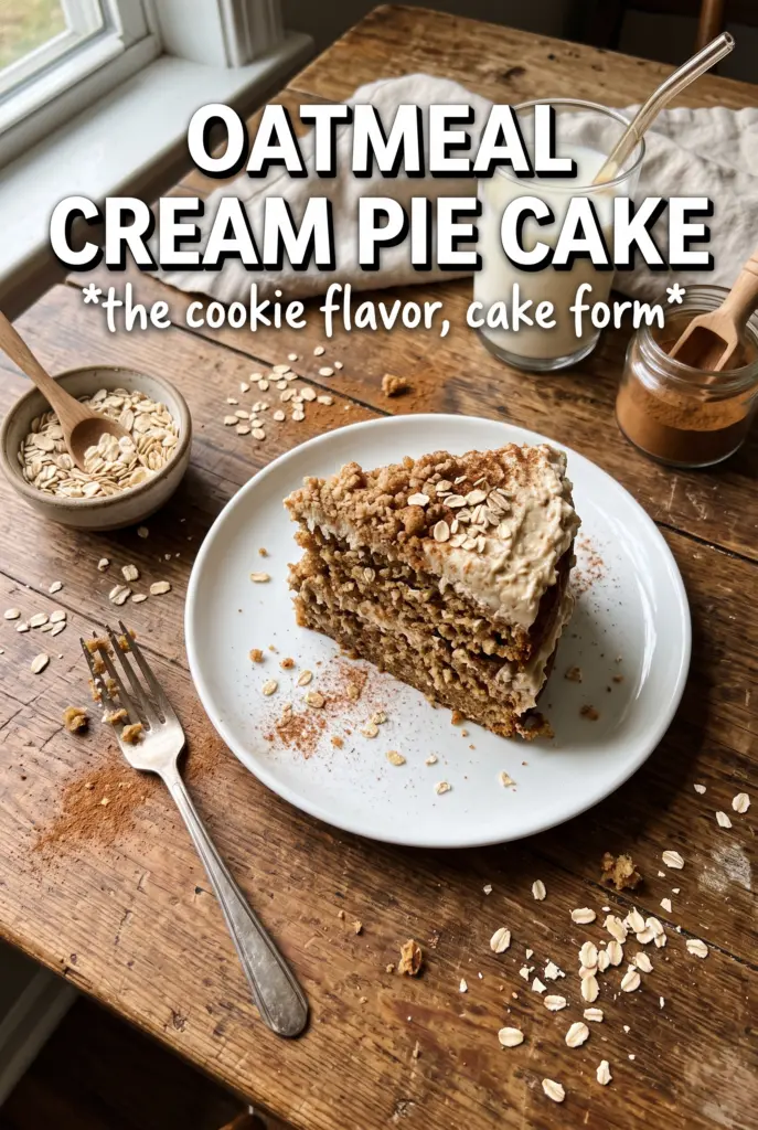 Oatmeal Cream Pie Cake