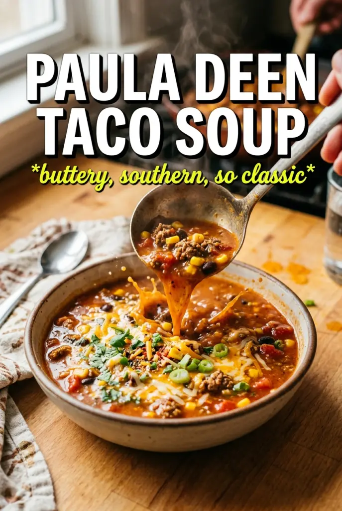 Paula Deen Taco Soup