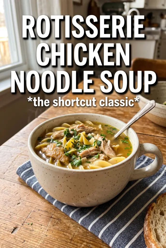 Rotisserie Chicken Noodle Soup