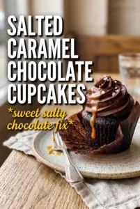 Salted Caramel Chocolate Cupcakes