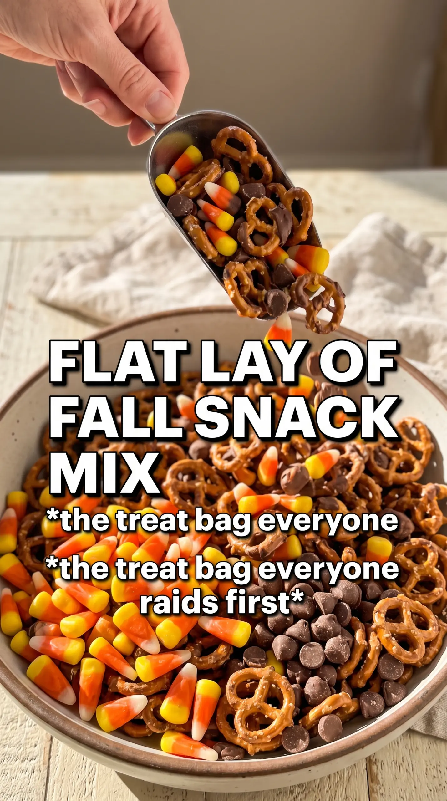 Scarecrow Crunch Snack Mix colorful crunchy