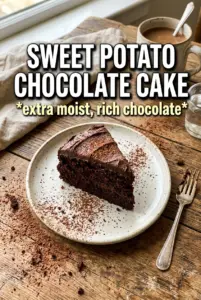 Sweet Potato Chocolate Cake