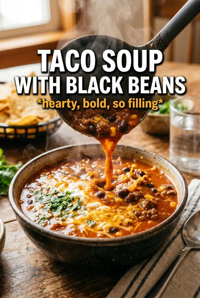 Taco Soup With Black Beans