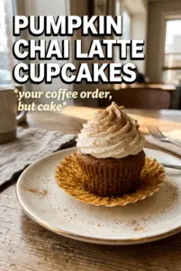 Vanilla Chai Pumpkin Latte Cupcakes