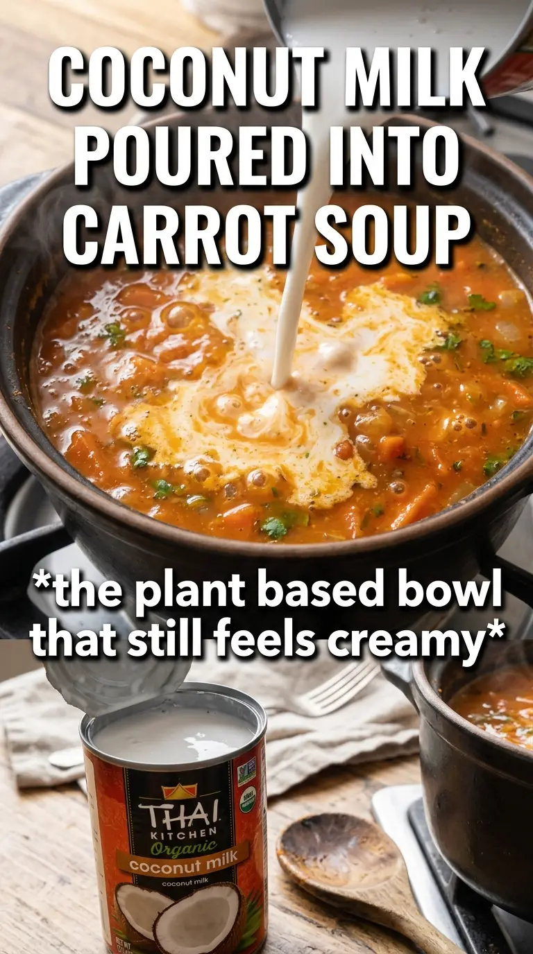 Vegan Carrot Potato Soup creamy orange smooth