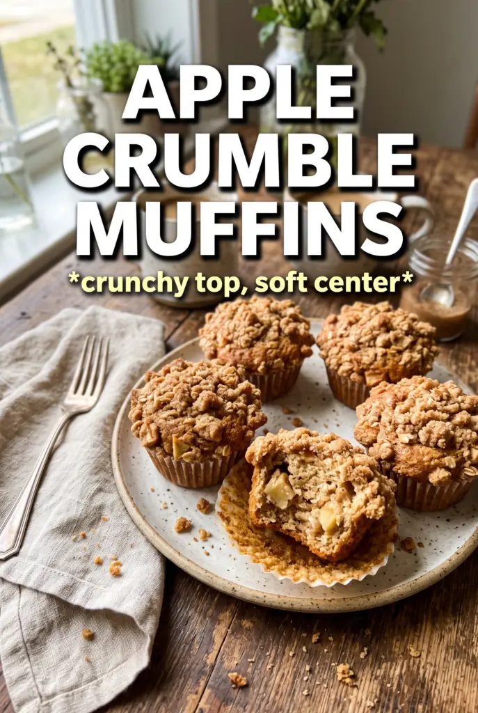 Apple Crumble Muffins
