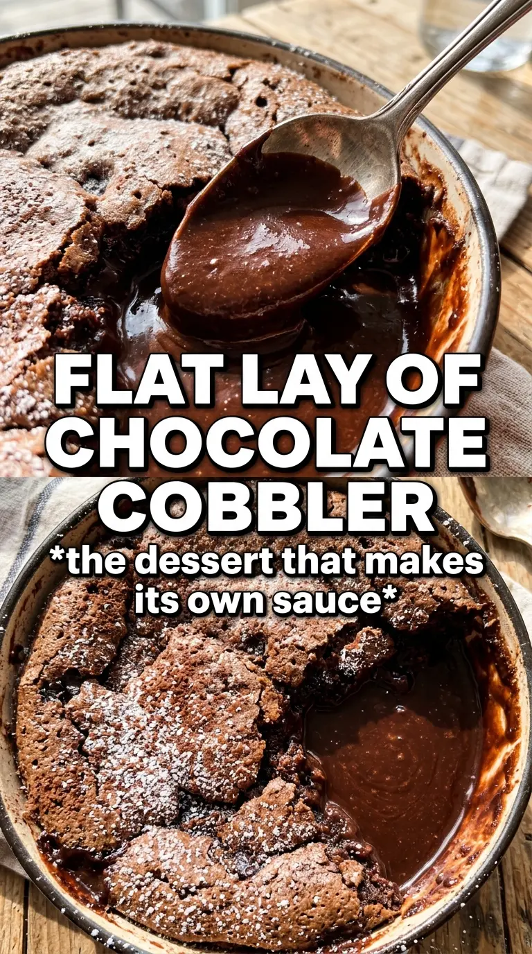 Chocolate Cobbler fudgy molten