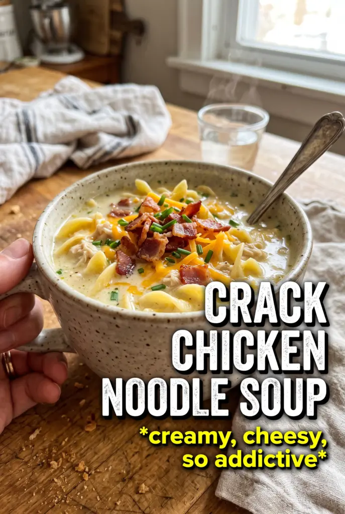 Crack Chicken Noodle Soup