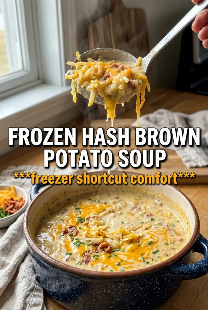 Frozen Hash Brown Potato Soup