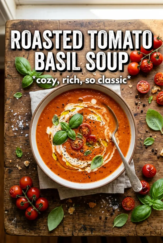 Roasted Tomato Basil Soup