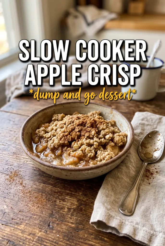 Slow Cooker Apple Crisp