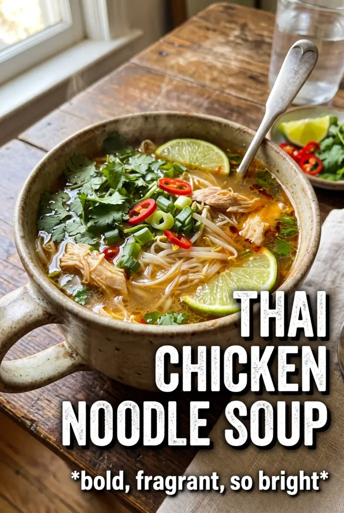 Thai Chicken Noodle Soup