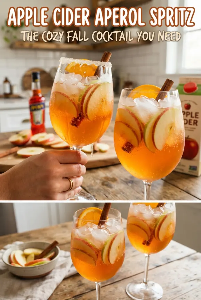Apple Cider Aperol Spritz