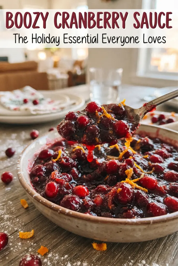 Boozy Cranberry Sauce