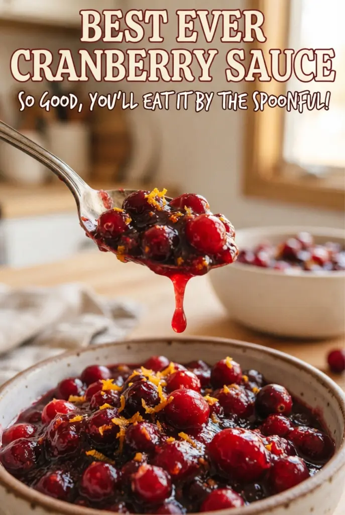 Best Ever Cranberry Sauce